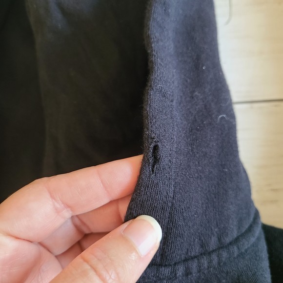 So So Happy Zip Up Black Hoodie Size Size XS - Picture 7 of 11